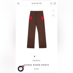 SAINTS UUUNTLD Horse Rider Pants